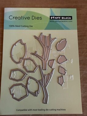 Penny Black 'Windy' Fall Tree Die-Cut Set - 12 pieces